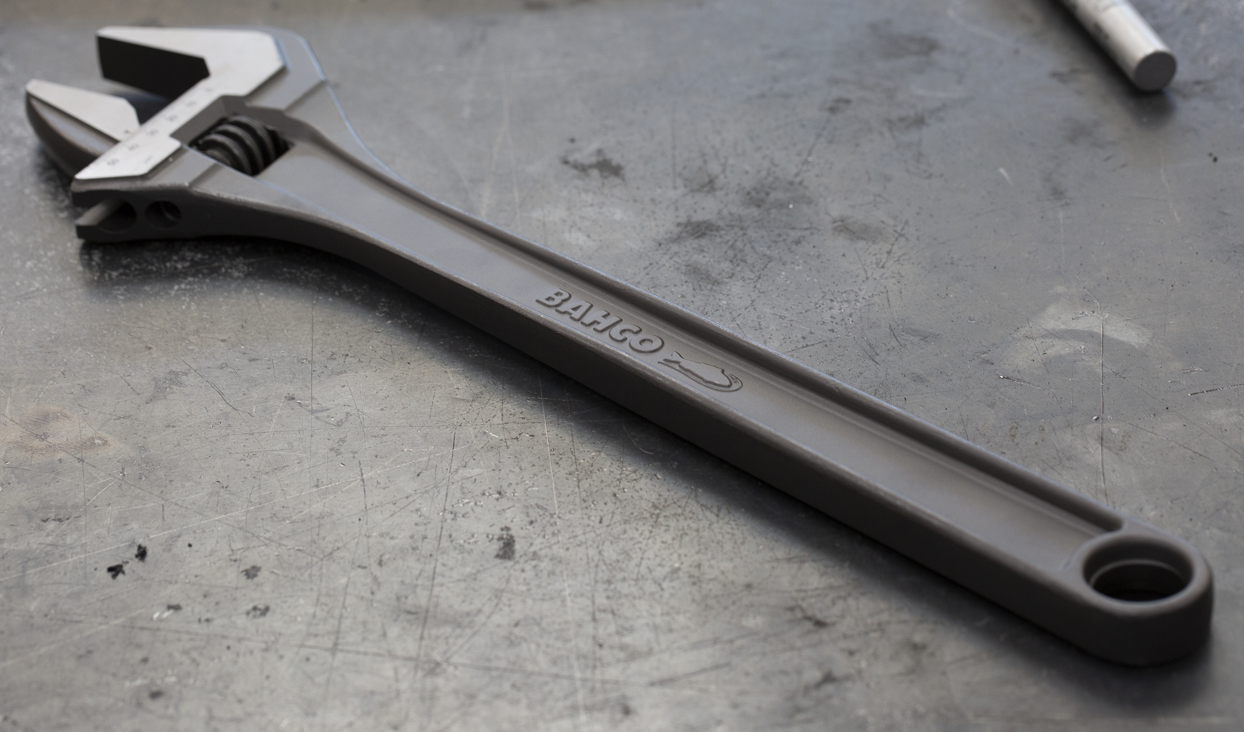 8075-ip Bahco Adjustable, 455mm Overall, 53 mm Jaw Capacity, Metal Handle Non-Sparking