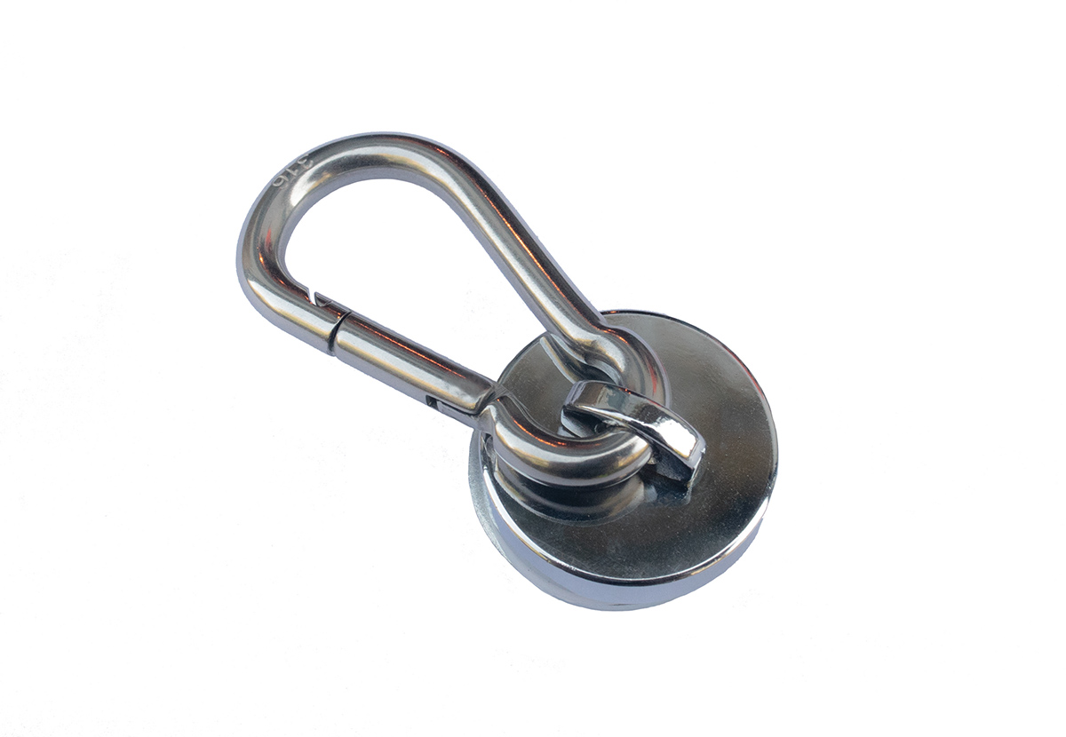 Eclipse Pot Magnet 28mm Hook, 20kg Pull