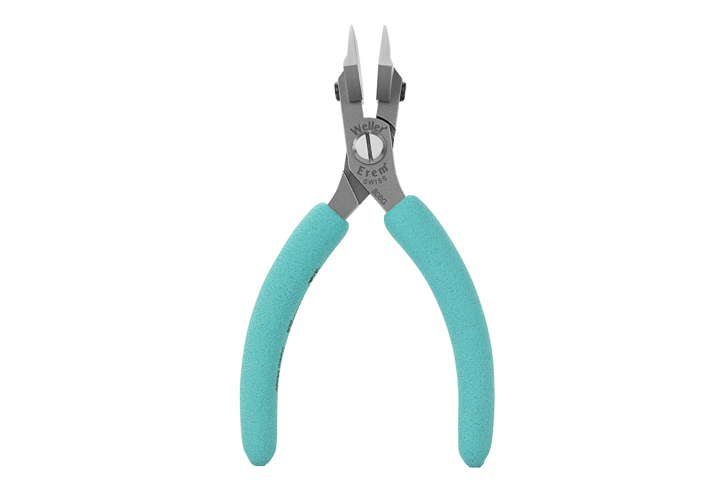 Erem 1-Piece Flat Nose Plier Smooth, 130 mm Overall, 23mm Jaw ESD Safe