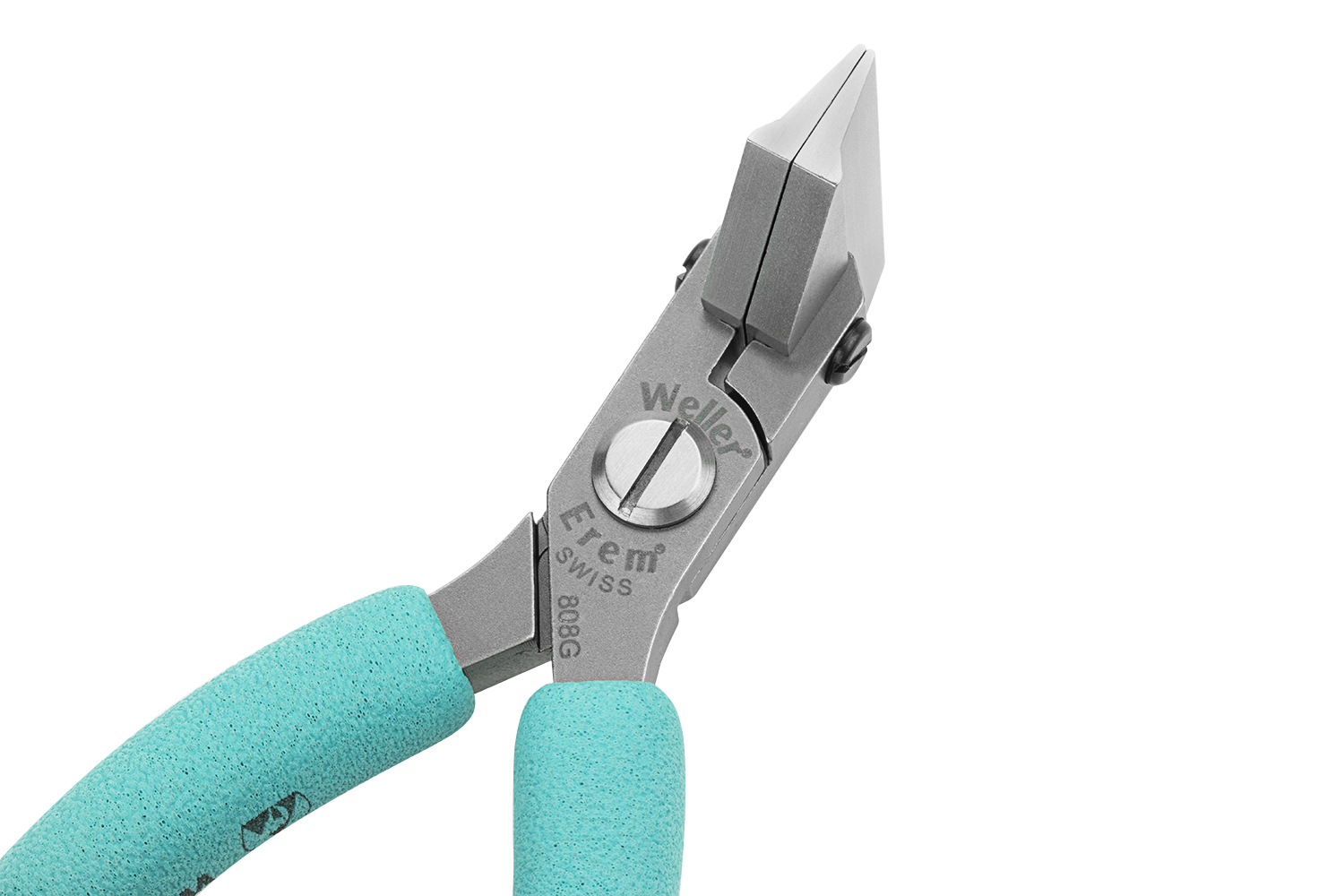 808g Erem 1-Piece Flat Nose Plier Smooth, 130 mm Overall, 23mm Jaw ESD Safe