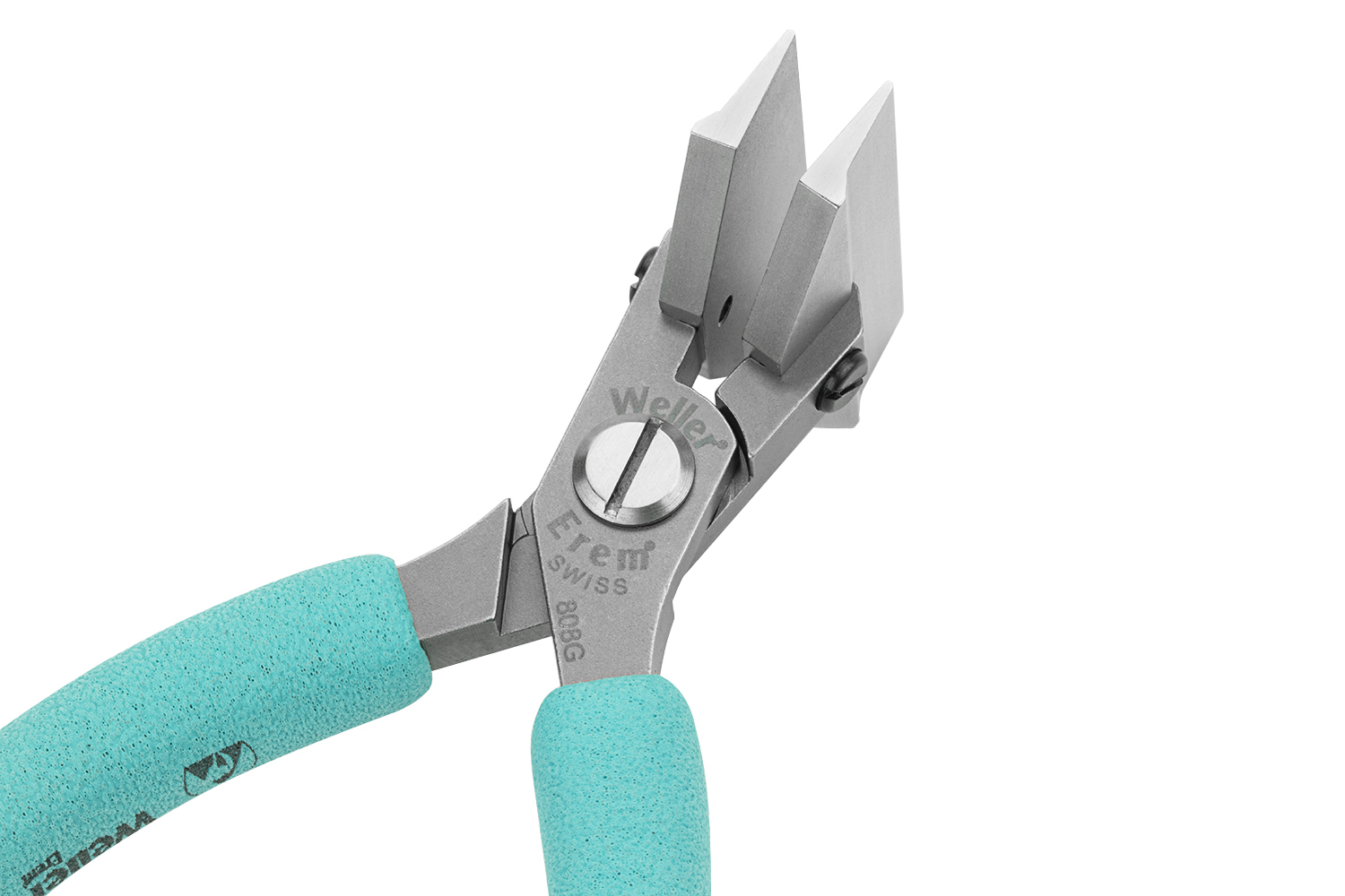 808g Erem 1-Piece Flat Nose Plier Smooth, 130 mm Overall, 23mm Jaw ESD Safe