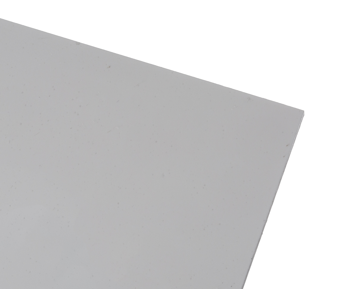 RS PRO White Plastic Plastic Sheet, 600 mm x 600mm x 2.5 mm
