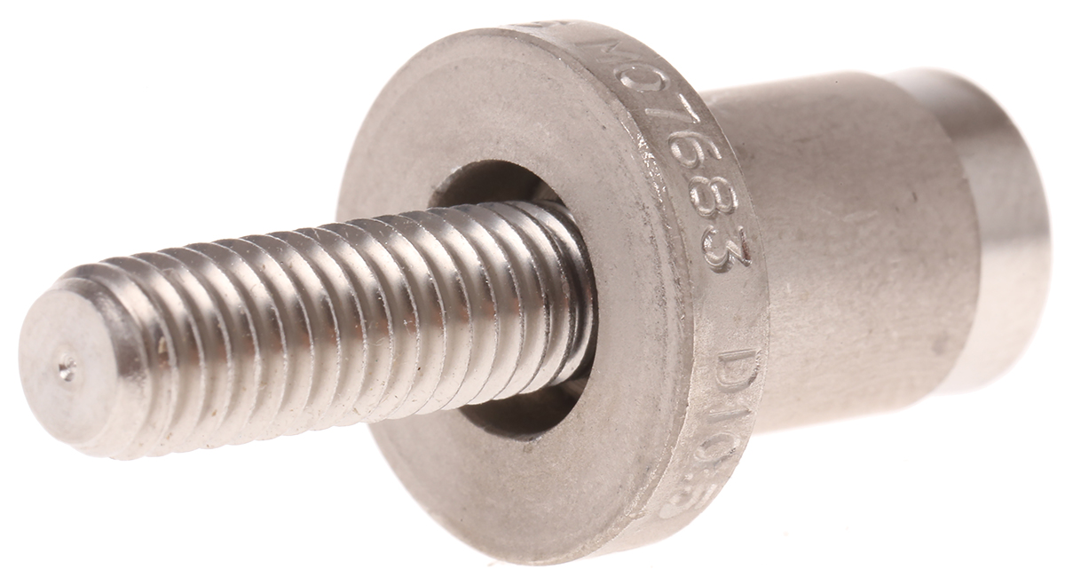 Glenair Nickel Stainless Steel Earth Bonding, 16 mm x 4 mm Thickness x 0 mm Thickness