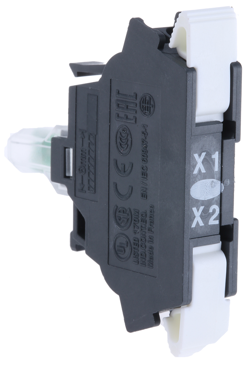 zbvb15 Schneider Electric Harmony XB Light Block LED White 24 V ac/dc Screw terminal