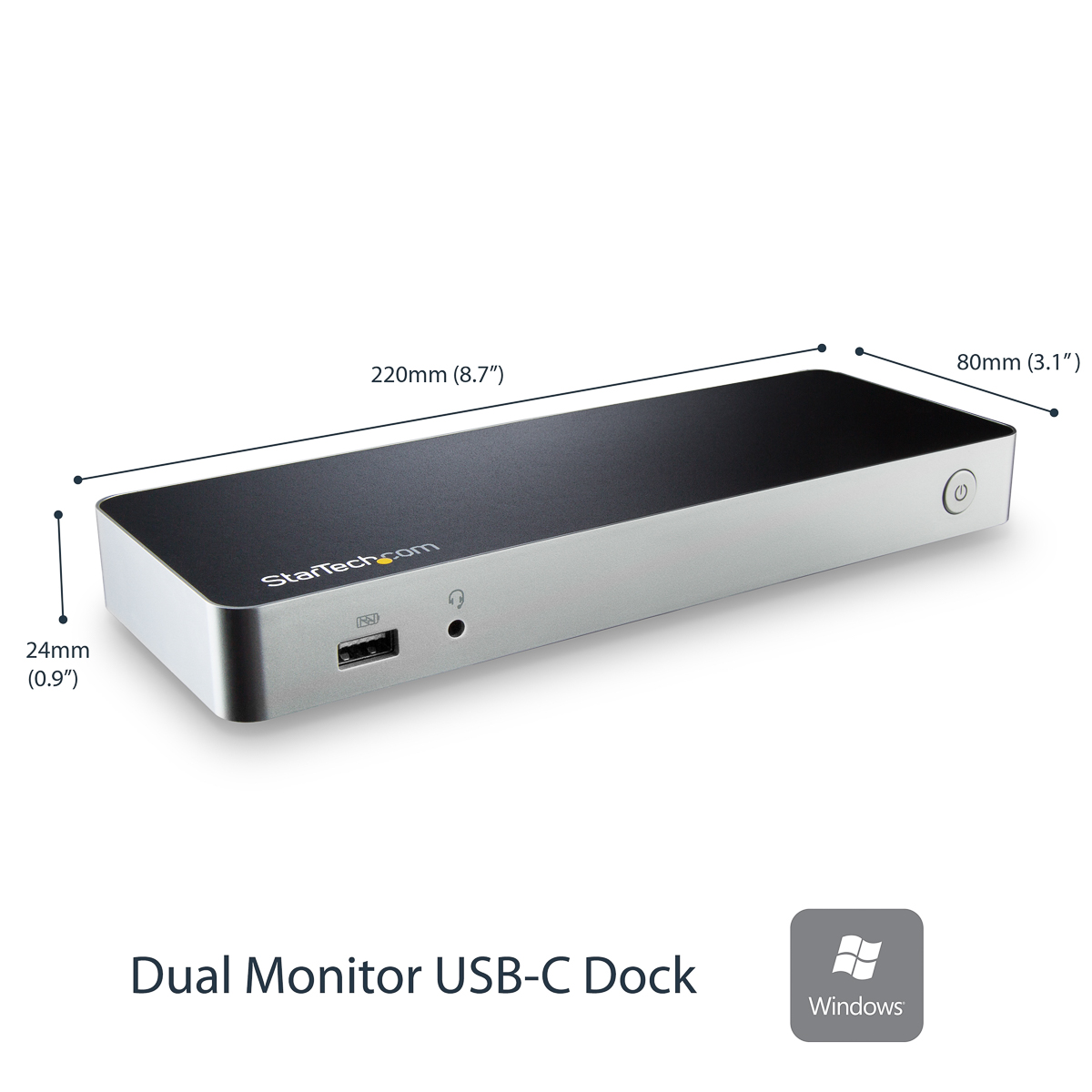 mst30c2hhpdu StarTech.com Dual Monitor 4K USB-C Docking Station with DVI, HDMI - 5 x USB ports, USB C
