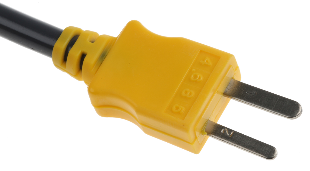 80pk-22 Fluke Type K General Temperature Probe, 213 mm Length, 3.2 mm Diameter, 1090 °C Max