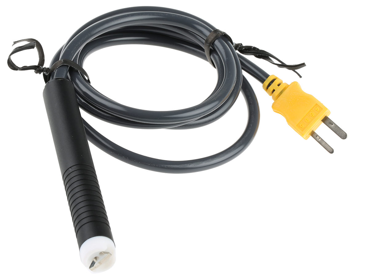 Fluke Type K Surface Temperature Probe, 94 mm Length, 12.5 mm Diameter, 260 °C Max