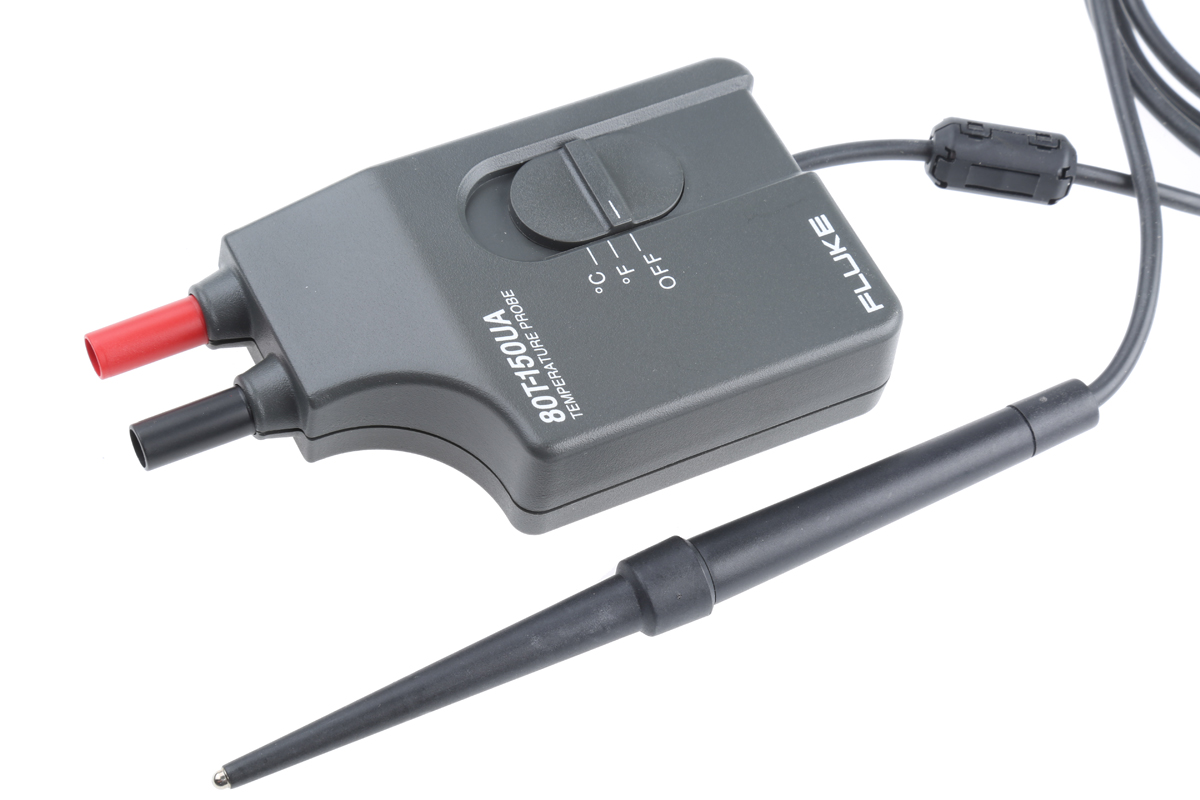80t-150ua Fluke 80T Universal Temperature Probe 787 Series, 73III Series, 187 Series, 189 Series, 190 Series, 20 Series, 27