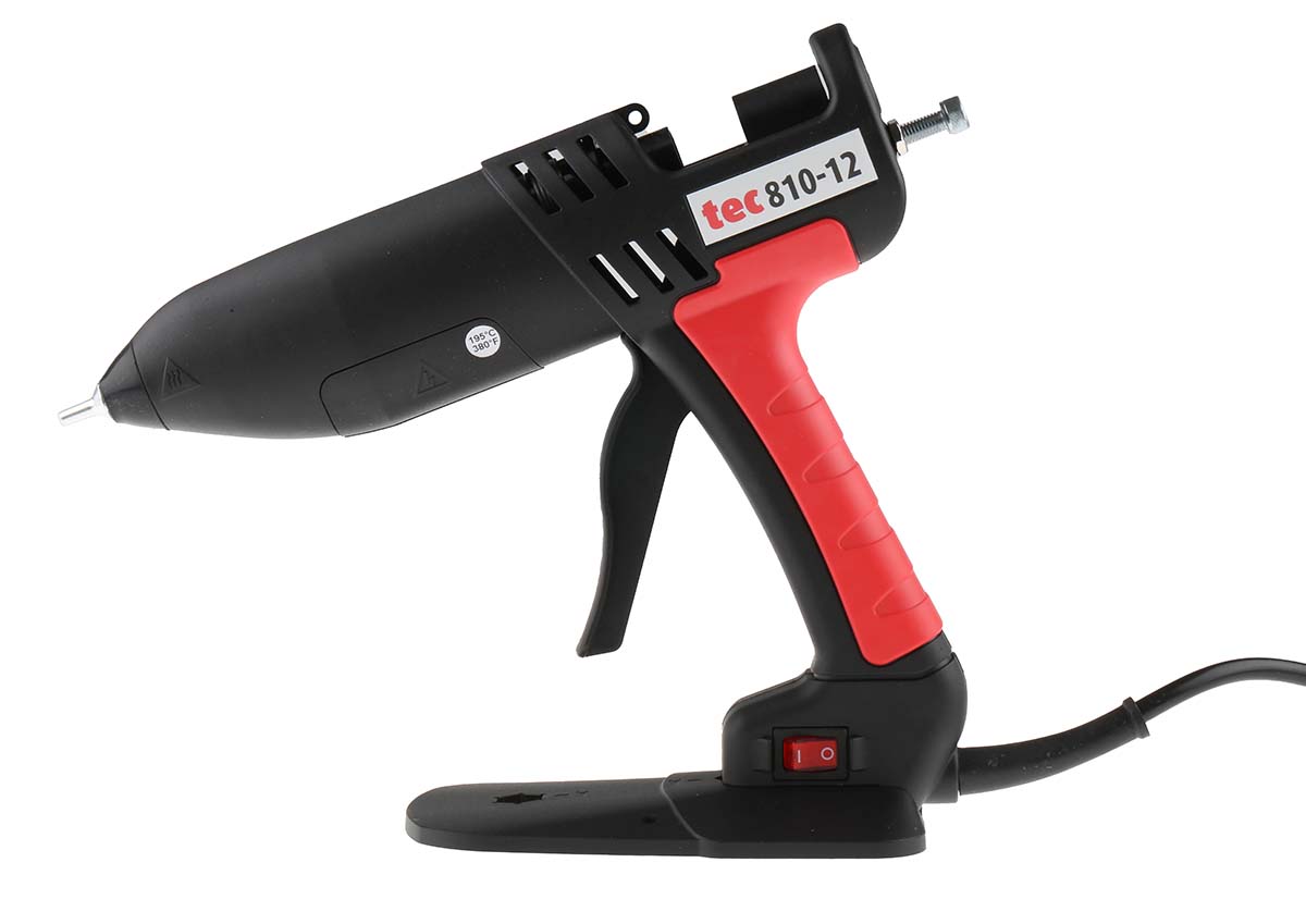 Power Adhesives Tec810 Corded Glue Gun, 12 mm 250 W, Type G - British 3-Pin