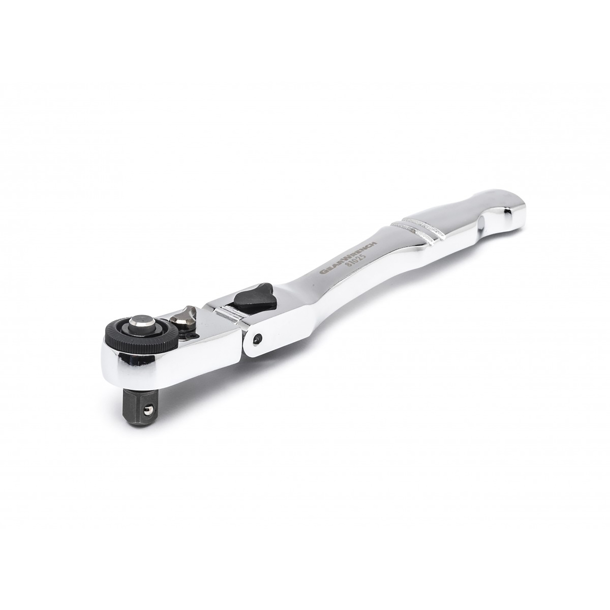 GearWrench 1/4 in Ratchet Socket Wrench, 152.4mm Overall