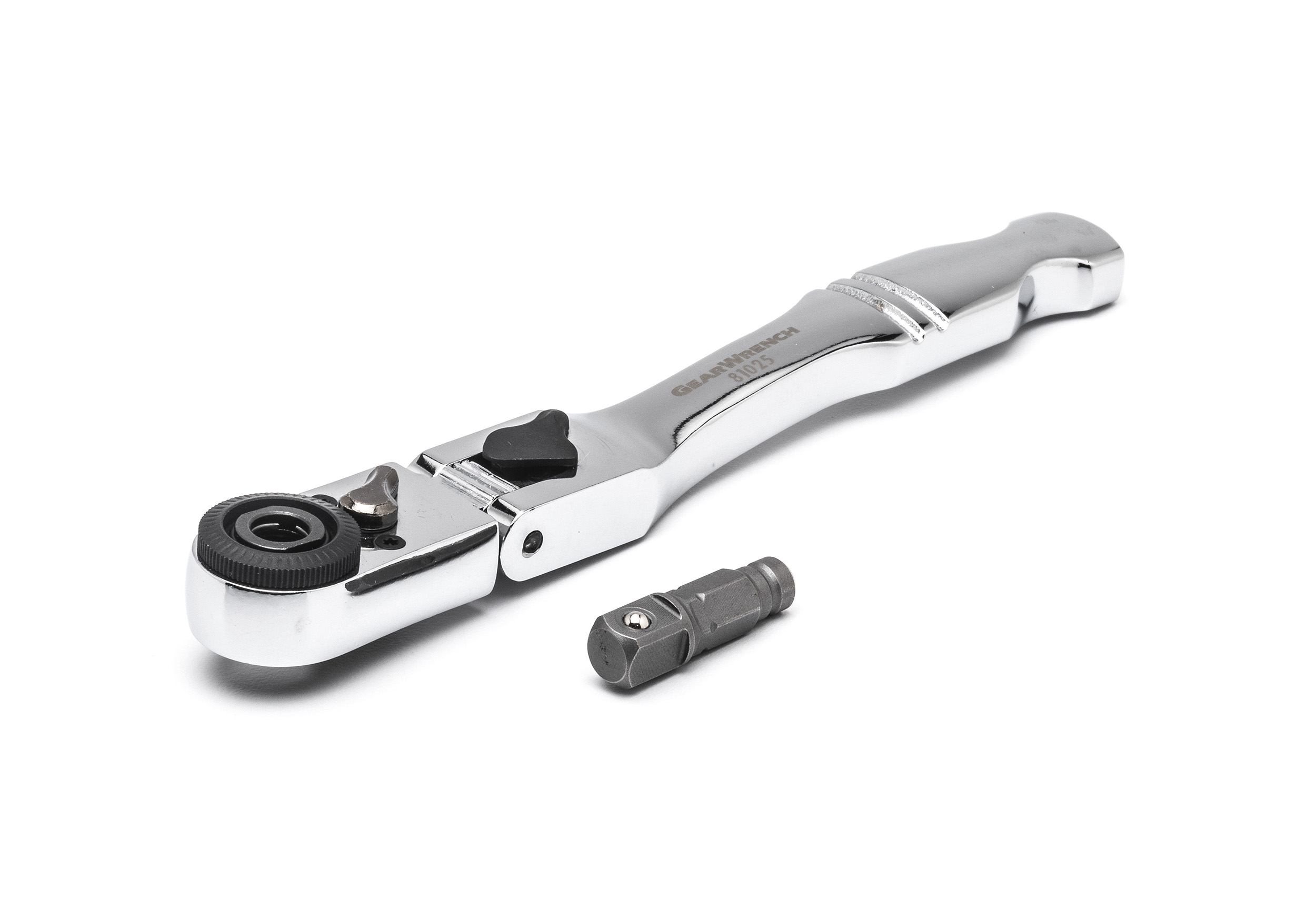 81025 GearWrench 1/4 in Ratchet Socket Wrench, 152.4mm Overall