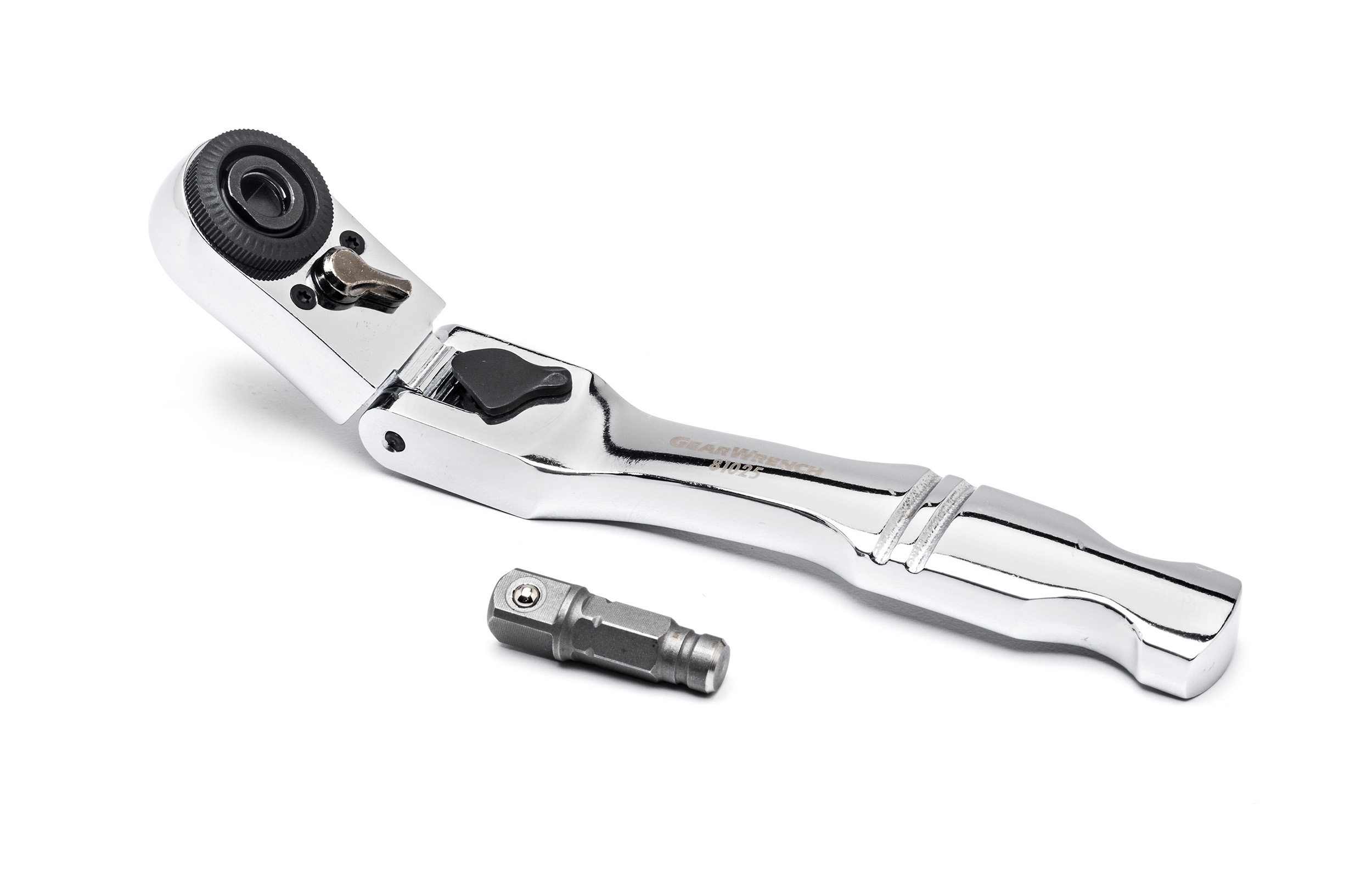 81025 GearWrench 1/4 in Ratchet Socket Wrench, 152.4mm Overall