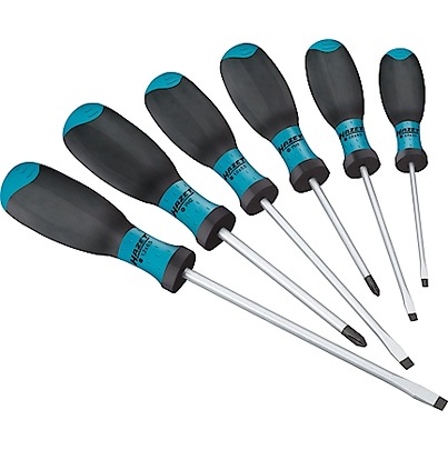 HAZET 6 piece Matt Chrome Screw Extractor