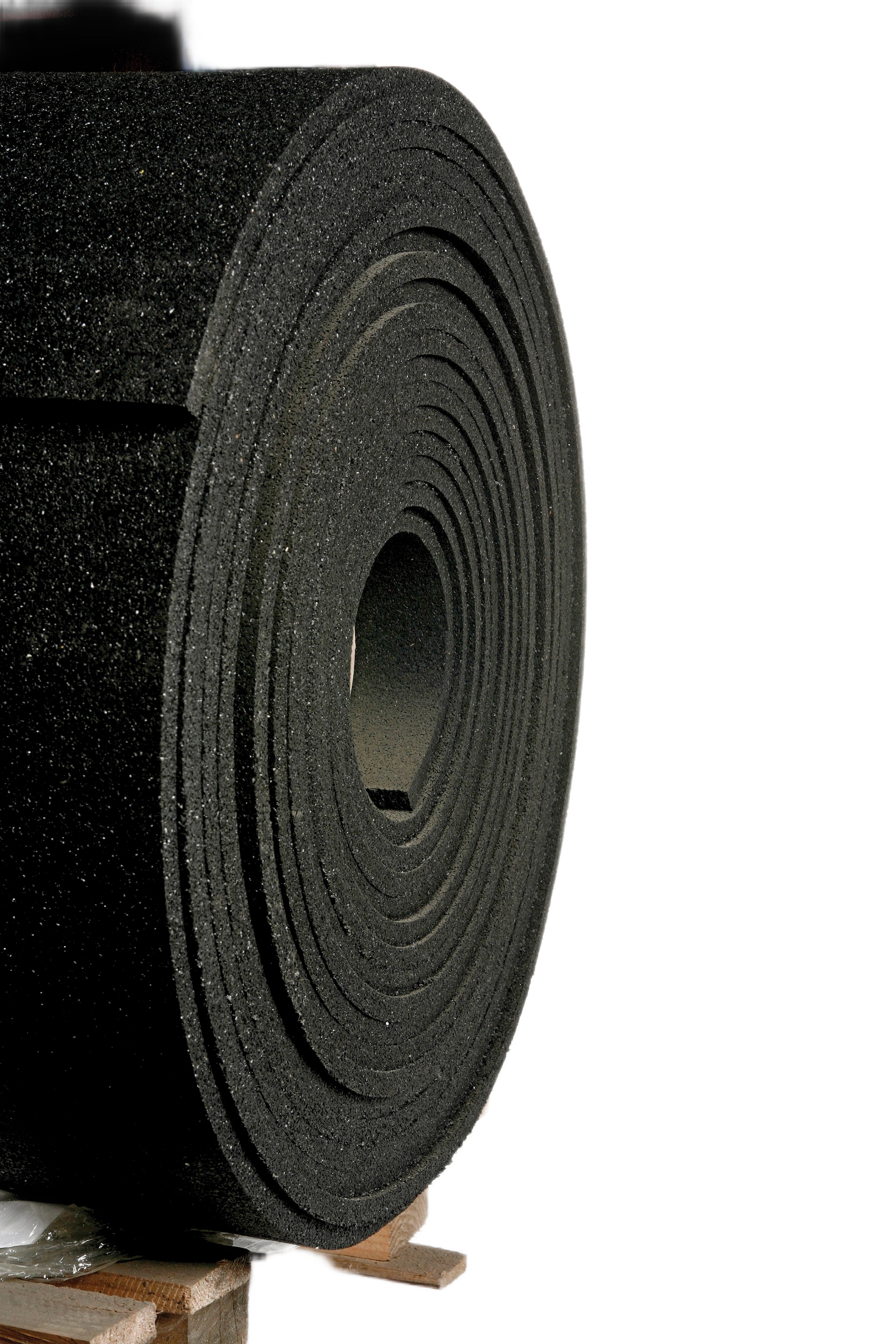 ID Group Black Polyurethane Rubber Sheet, 60 m x 2m x 9.4 mm