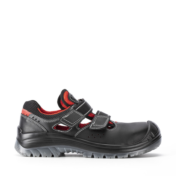 Sixton Portorico Unisex Black, Red Fibreglass Shoe, UK 4.5, EU 37