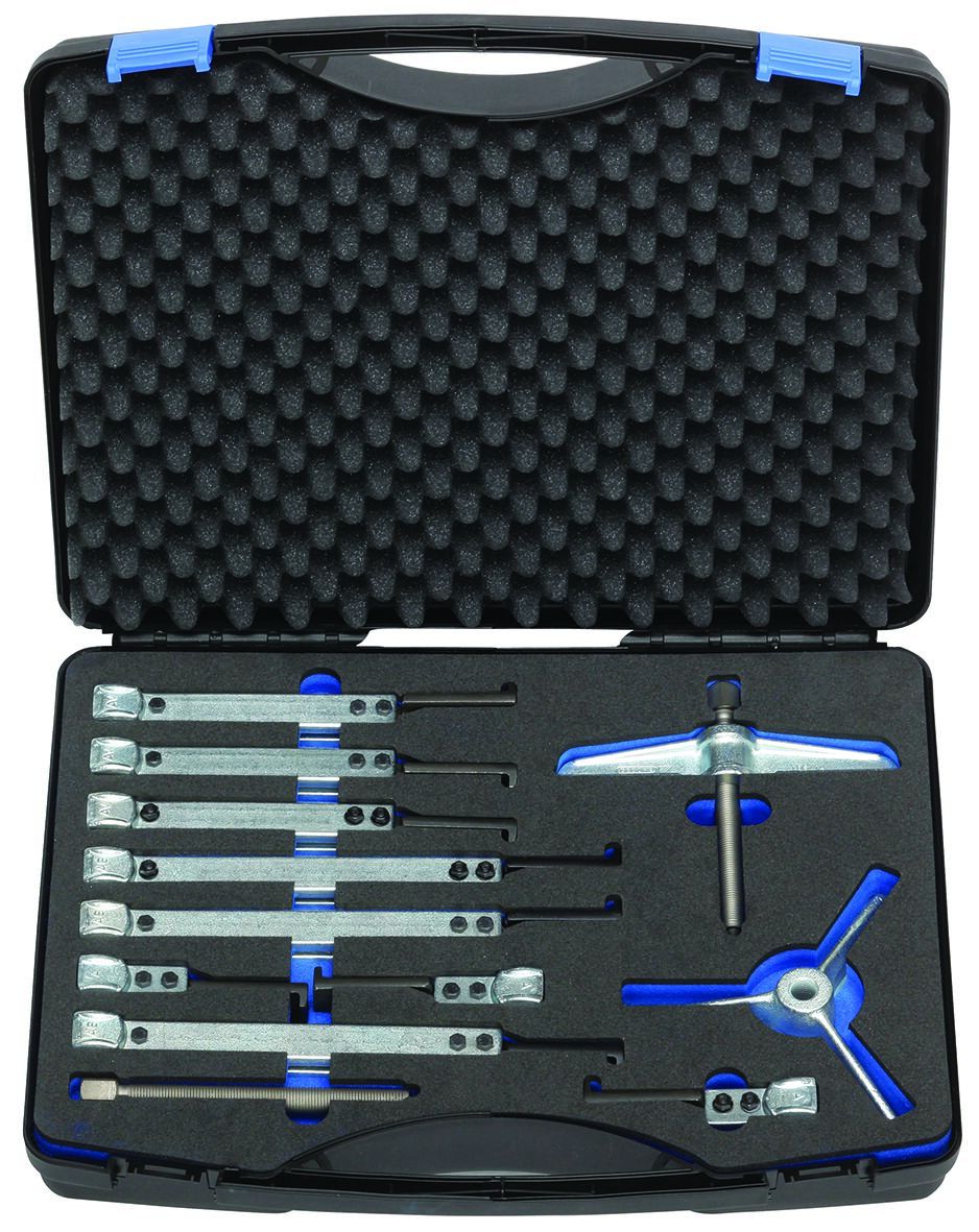 Gedore Lever Press Puller Kit, 2.5 t Force, 250 mm, 10-Piece