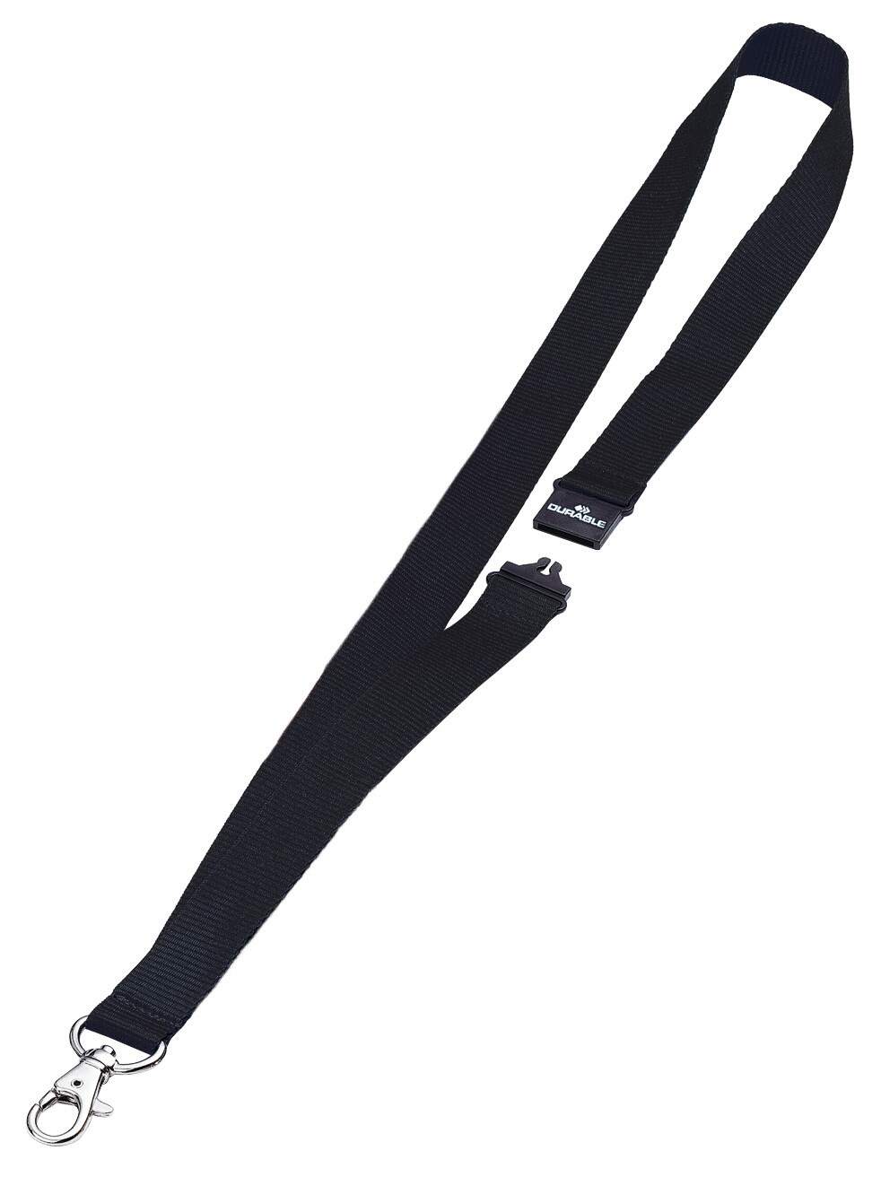 Durable Black Metal 10 Per Pack Lanyard