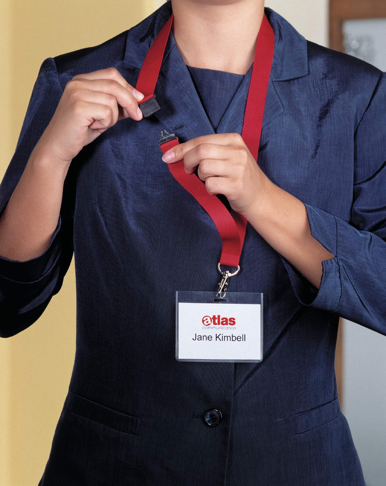 8137-03 Durable Red Metal 10 Per Pack Lanyard
