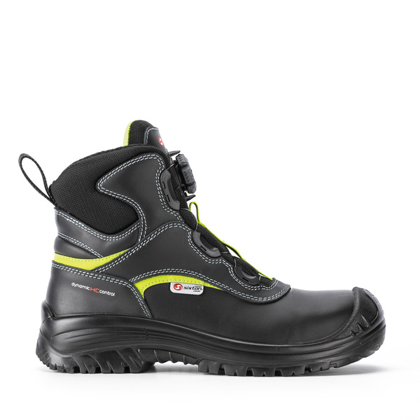Sixton ROLING BOA Black Composite Toe Capped Unisex Ankle Boot 7, EU 41 EN ISO 20345:2011