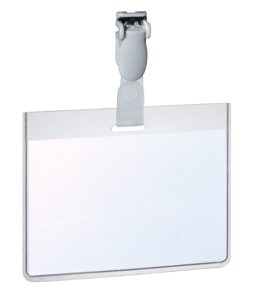 Durable Transparent Polyvinyl Chloride Name Badge