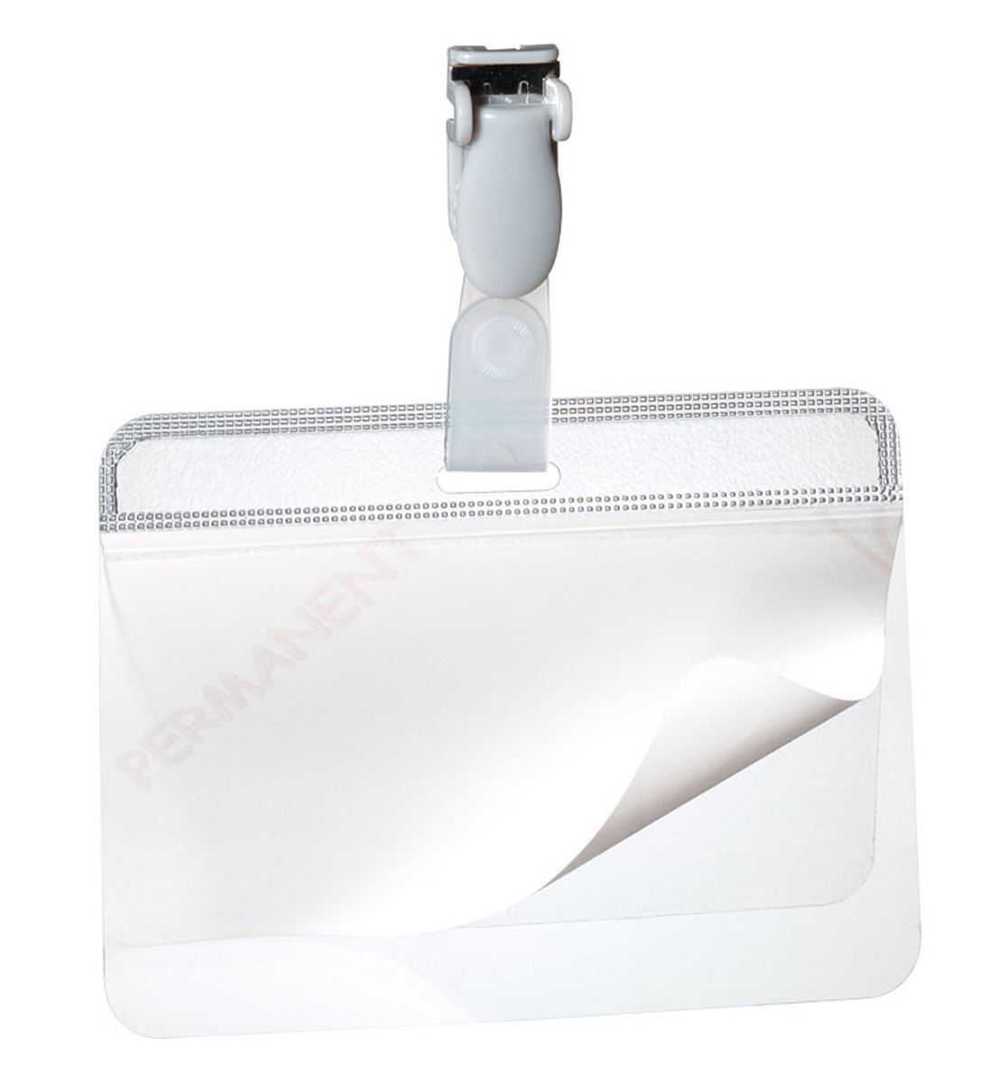 Durable Transparent Polyvinyl Chloride Name Badge