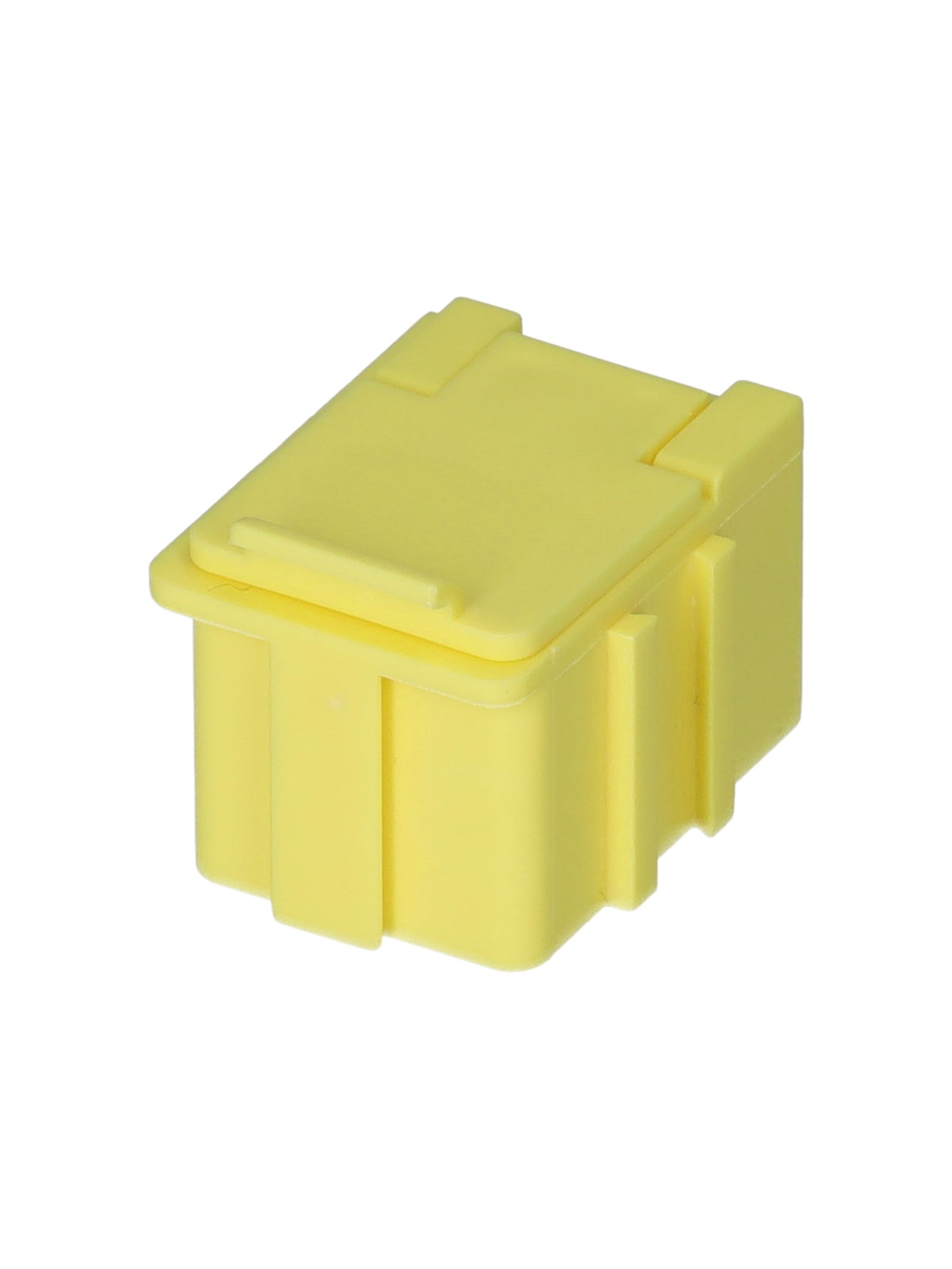 Licefa 1 Cell Yellow Compartment Box, 21 mm x 21.8mm x 29.4 mm