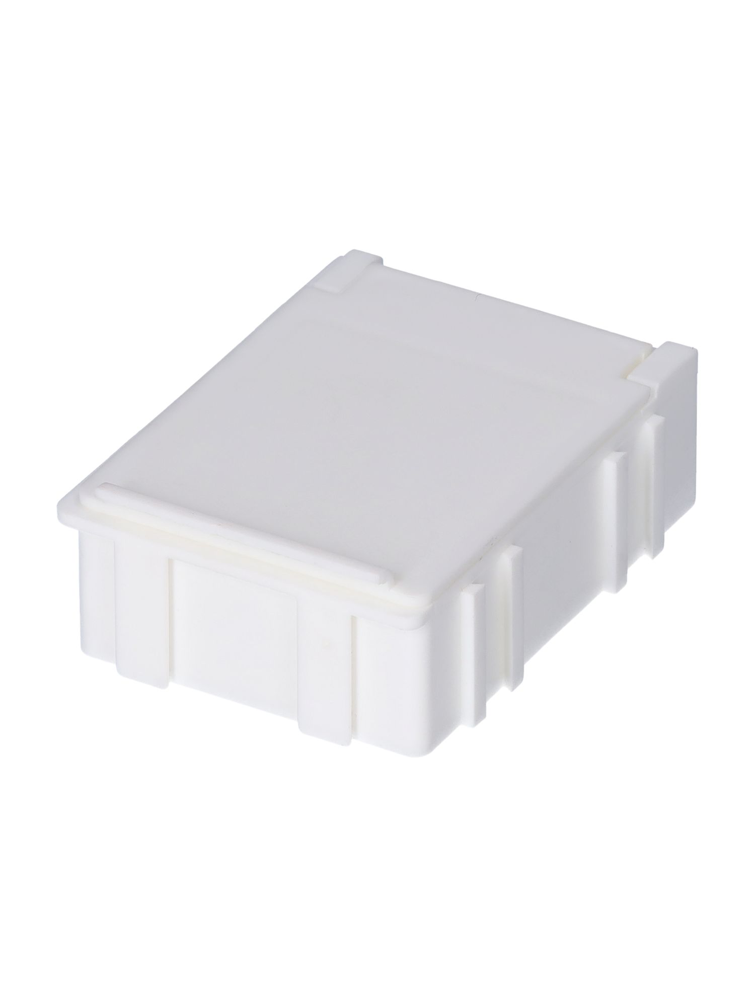 Licefa 1 Cell White Adjustable Compartments Compartment Box, 21 mm x 42.3mm x 57.4 mm