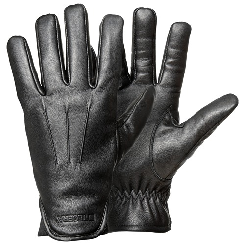 Tegera TEGERA Black Leather Work Gloves, Size 7