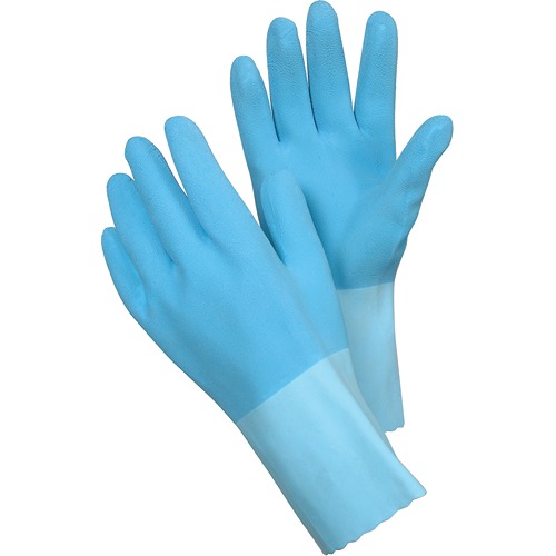 Tegera TEGERA Blue Latex Work Gloves, Size 10