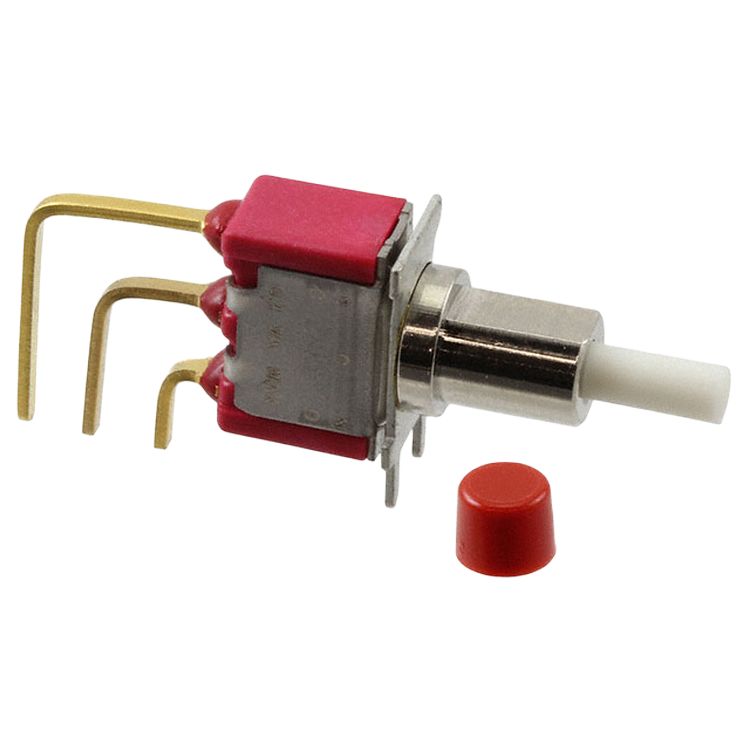C & K 8020 Series Pushbutton, Momentary, Through Hole, SPDT, 20 V 20 V