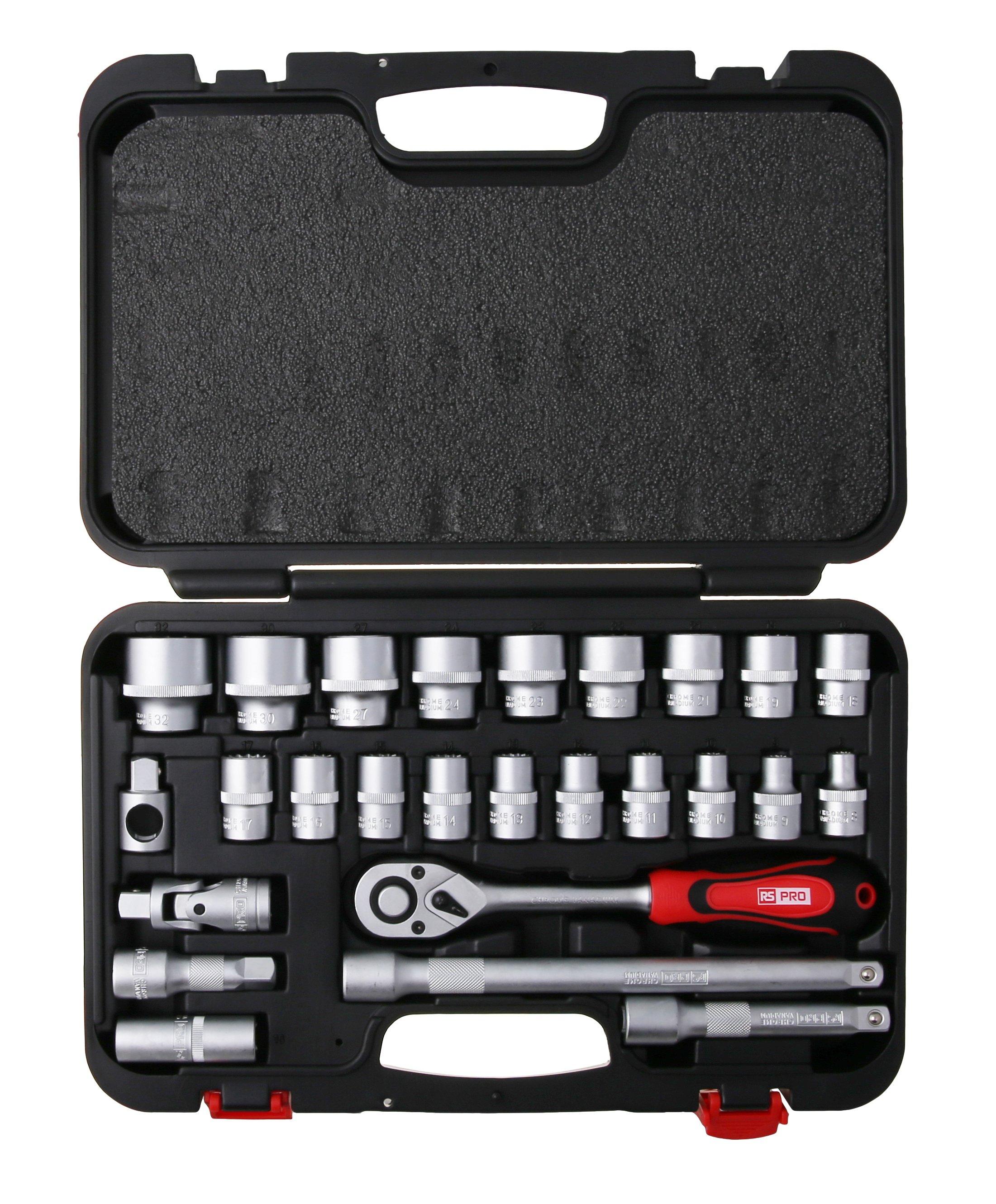 817-9230 RS PRO 26-Piece 1/2 in 6 Point Socket Set