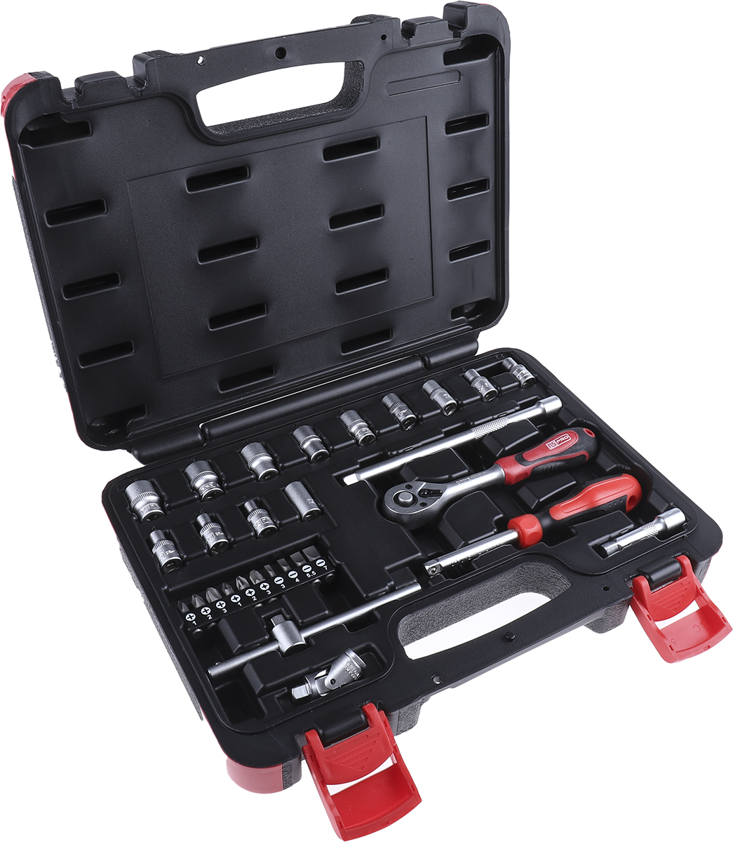 RS PRO 29-Piece 1/4 in Standard Socket Set