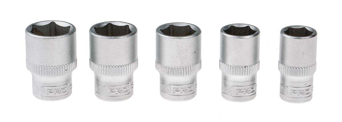 817-9233 RS PRO 29-Piece 1/4 in Standard Socket Set