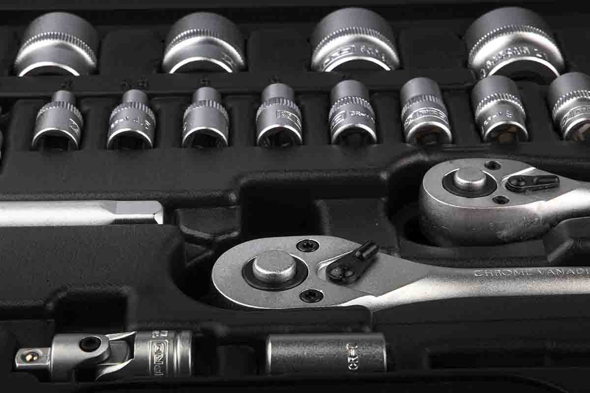 817-9242 RS PRO 46-Piece 1/4 in, 3/8 in Hexagon Socket Set