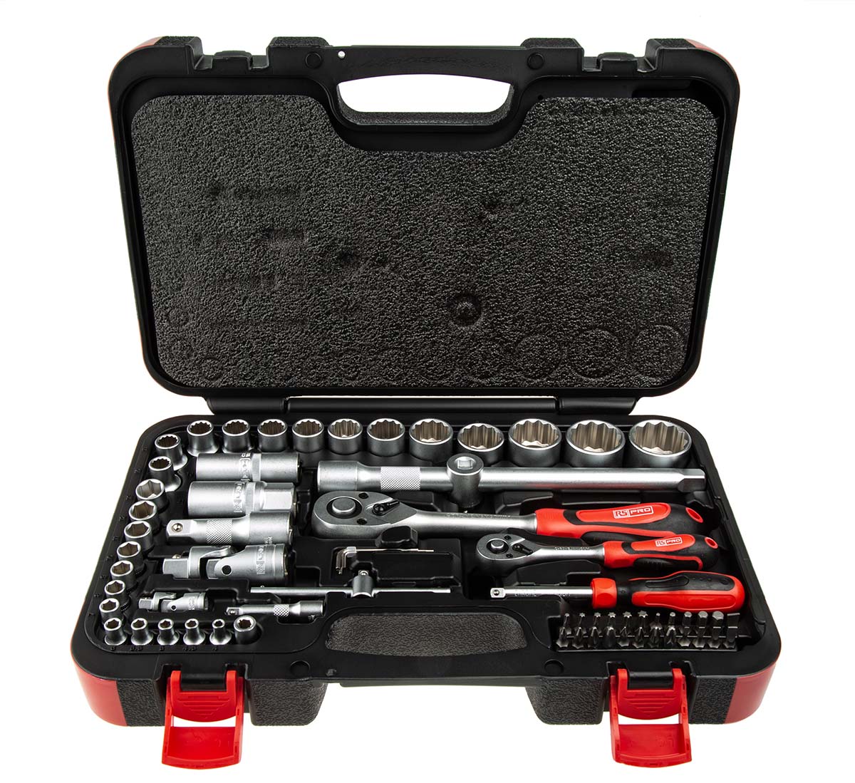 817-9249 RS PRO 66-Piece 1/2 in, 1/4 in Standard Socket Set