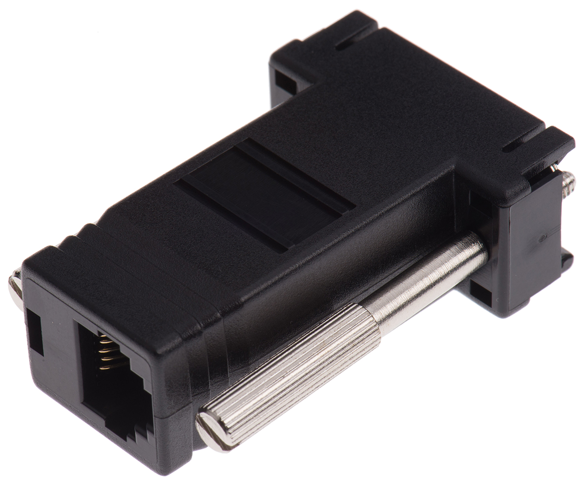 818-665 RS PRO D-Sub Adapter 9-Way D-Sub to Female Female RJ11 Female Female