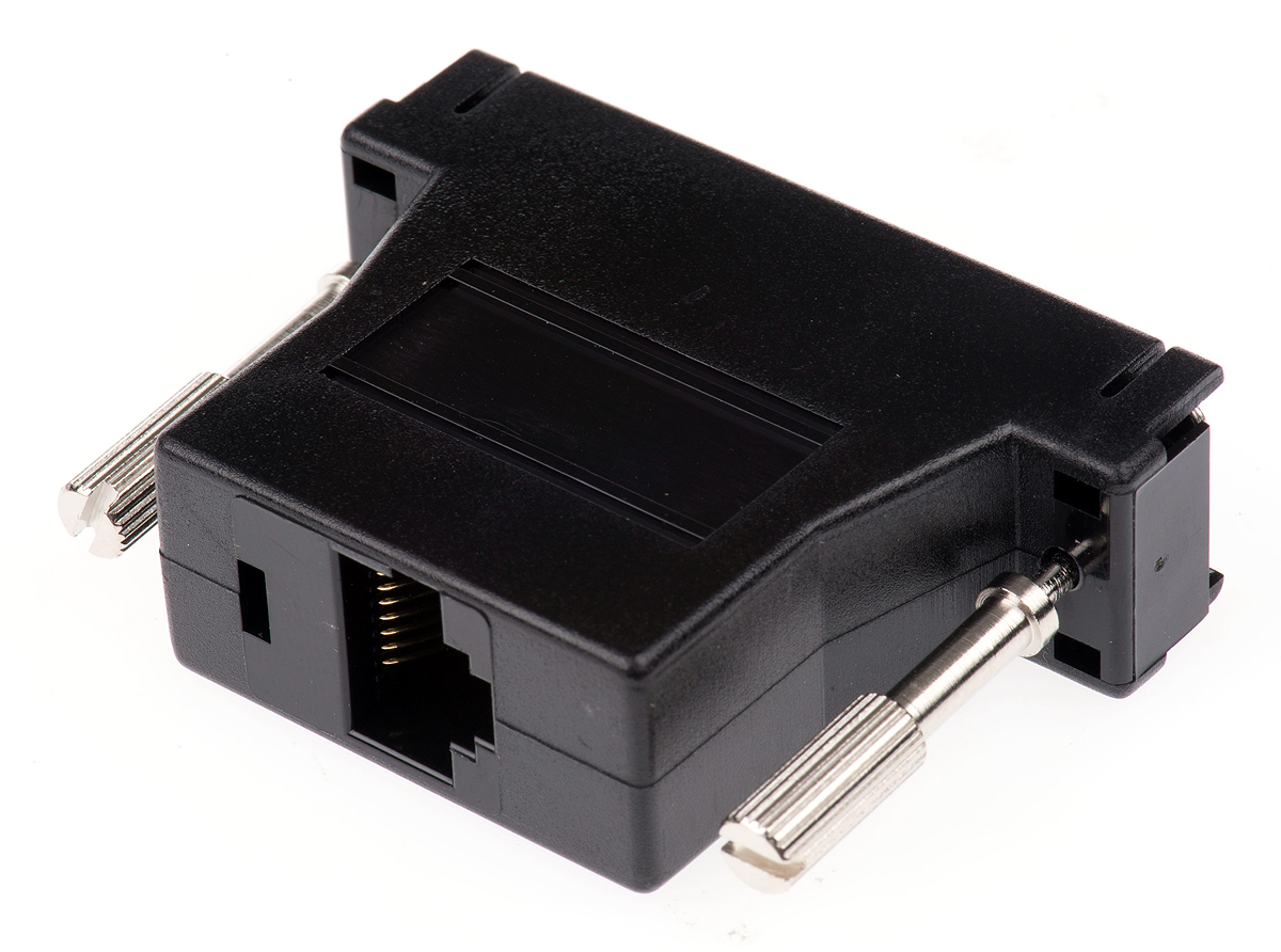818-722 RS PRO D-Sub Adapter 25-Way D-Sub to Female Female RJ45 Female Female