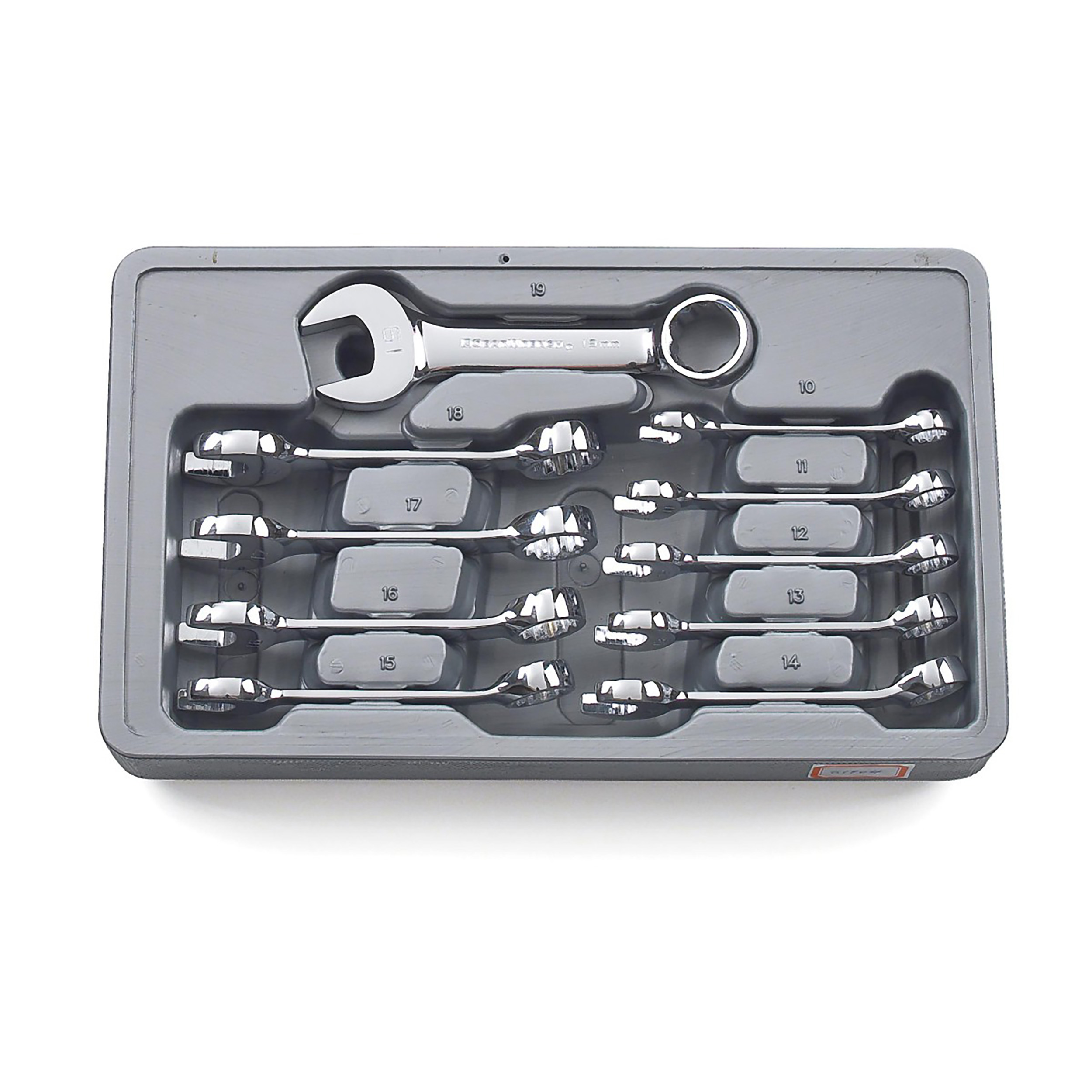GearWrench 10-Piece Spanner Set, 10 to 19 mm