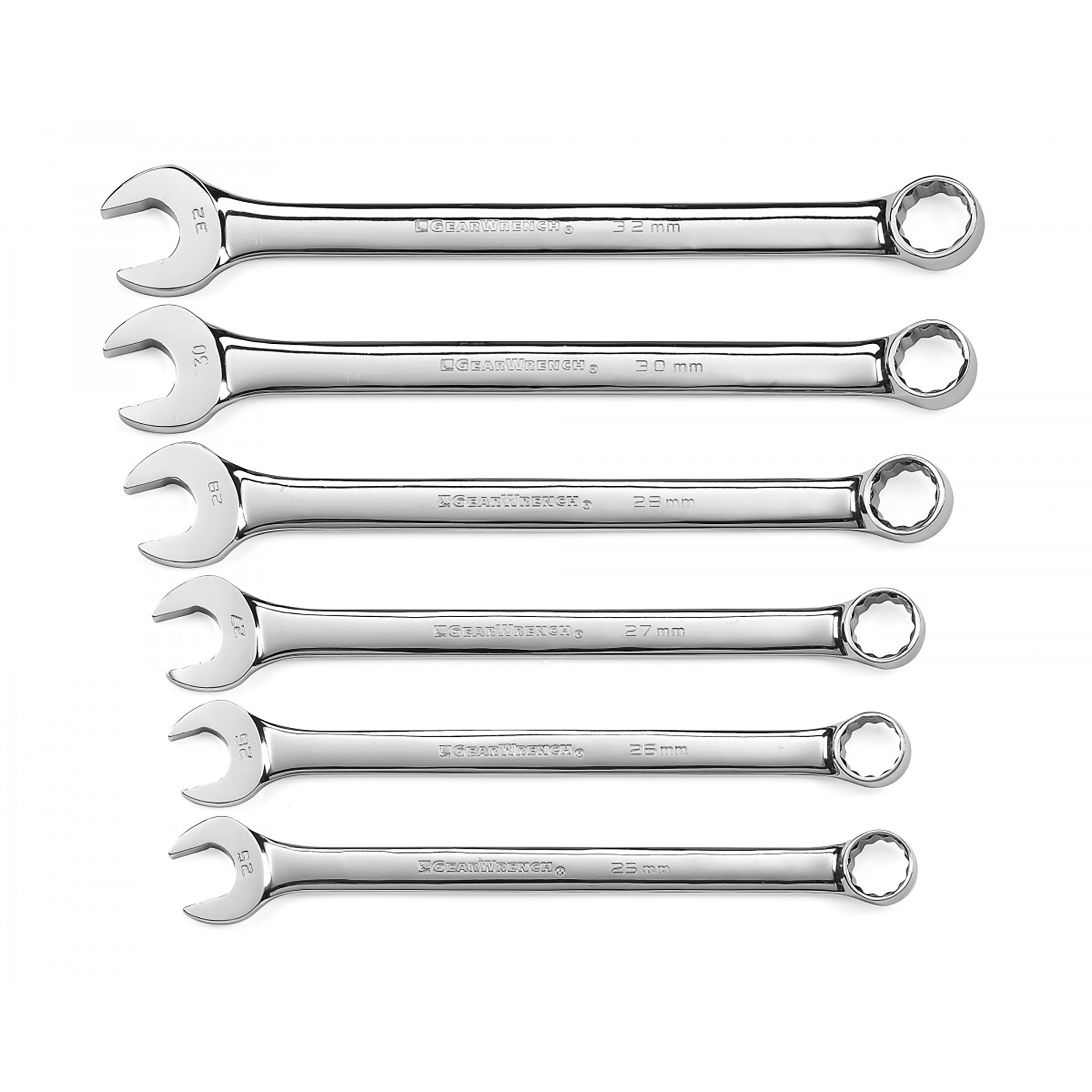 GearWrench 6-Piece Spanner Set, 25 to 32 mm, Alloy Steel