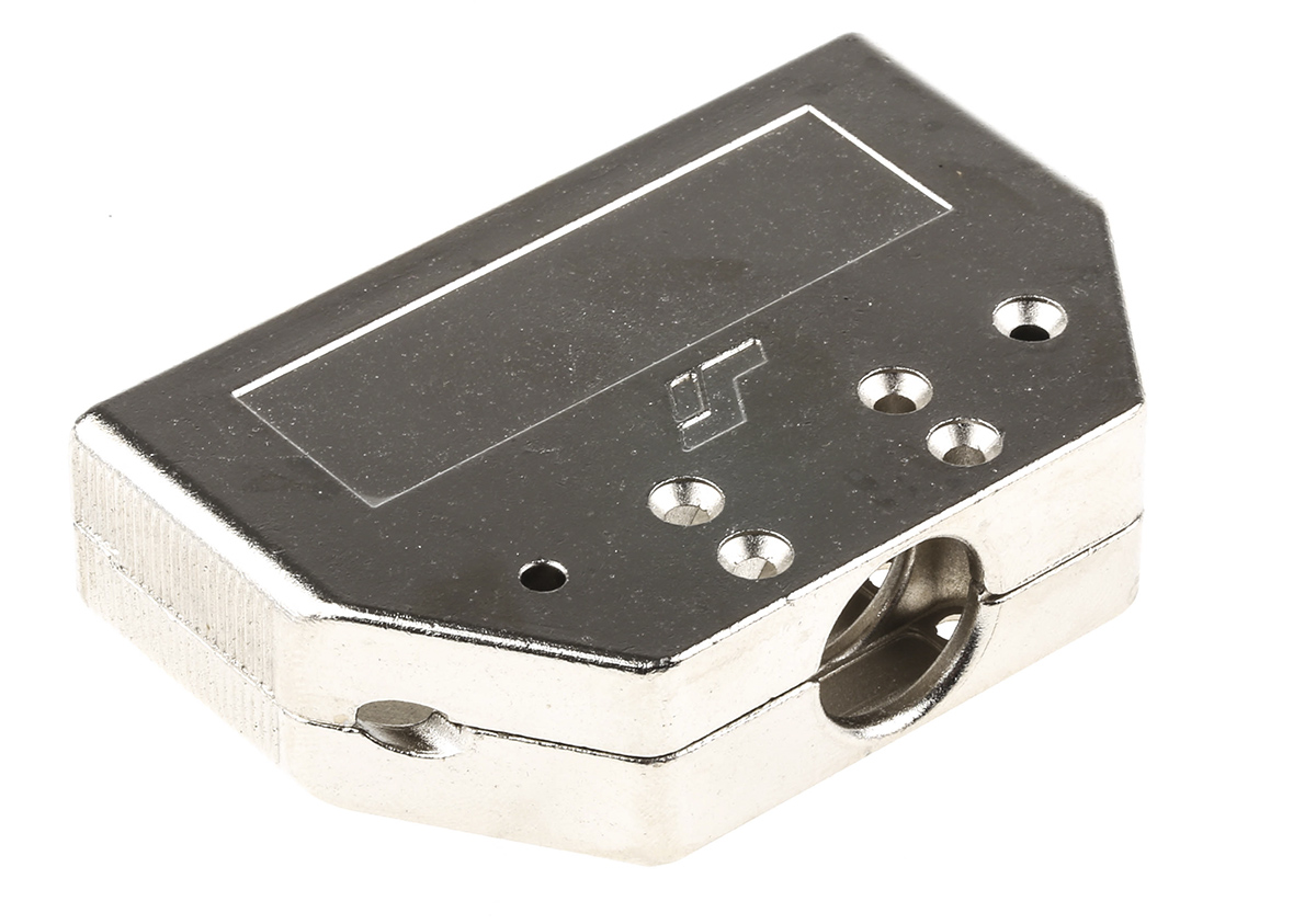 8655mh5011lf Amphenol Communications Solutions 8655MH Series Die Cast Zinc D Sub Backshell, 50 Way, Strain Relief