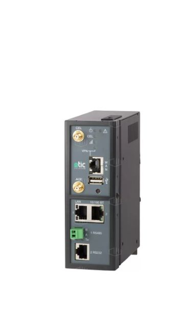 Etic LAN: 2x Ethernet, 1x RS232, 1x RS485 3G, 4G