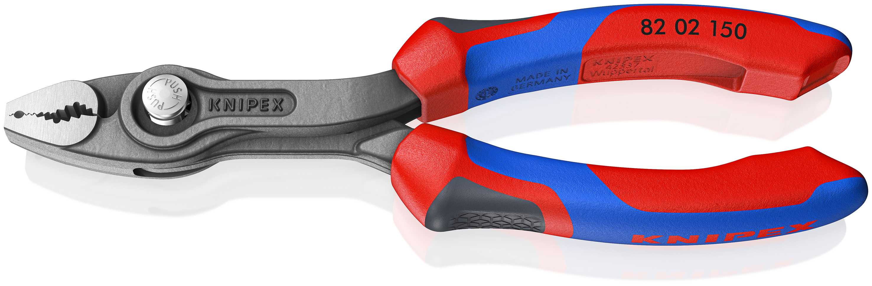 Knipex 1-Piece Gripping Plier, 150 mm Overall Serrated