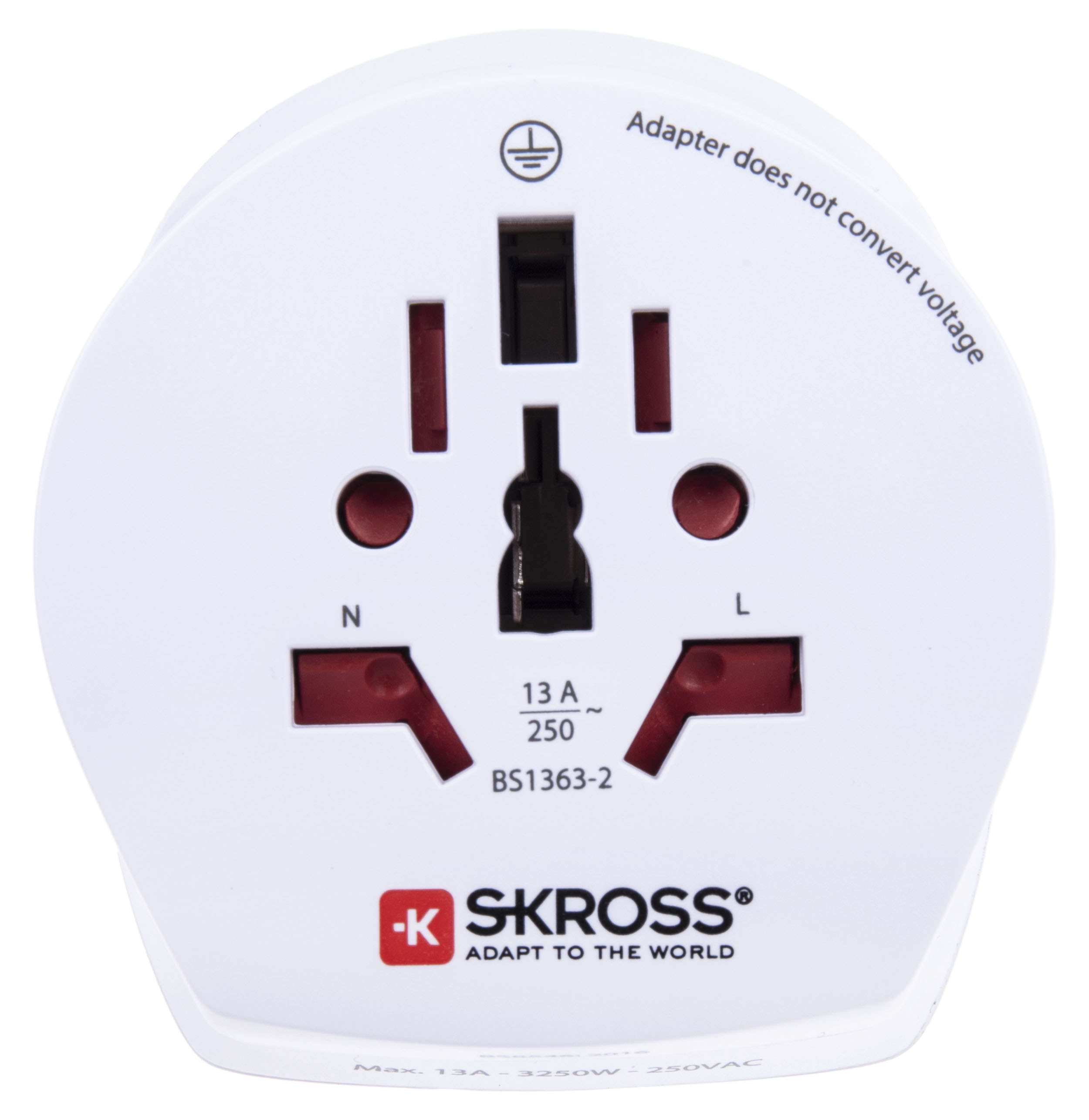 821-1242 SKROSS Travel Adapter USA, Europe, China, Australia Europe, 13A
