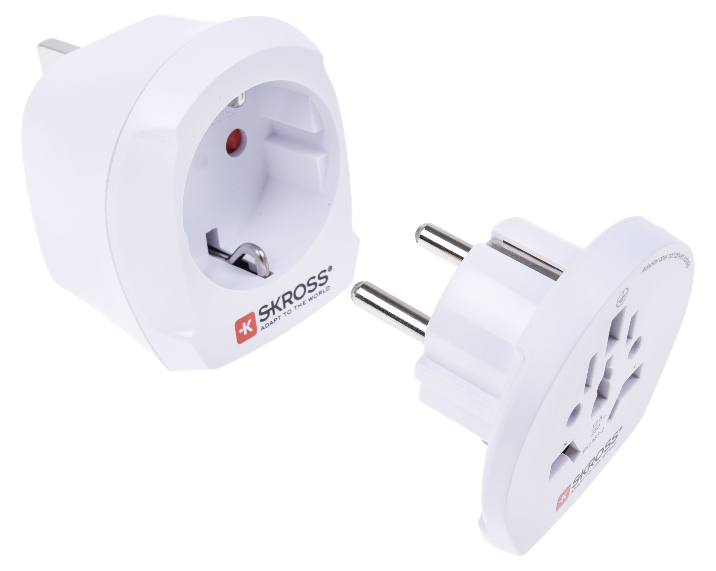 821-1242 SKROSS Travel Adapter USA, Europe, China, Australia Europe, 13A