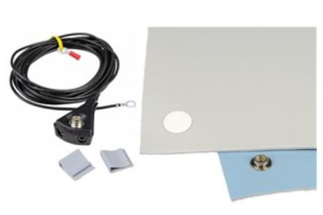 8214 SCS Blue ESD-Safe Mat Table, 1.2 m x 600mm x 3.5 mm