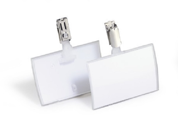 Durable Transparent Polypropylene Name Badge