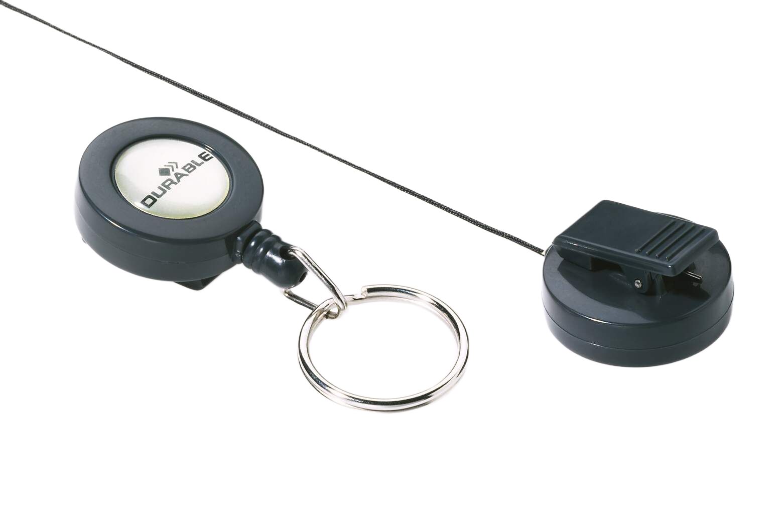 Durable Charcoal Metal, Plastic Badge Reel Badge Reel