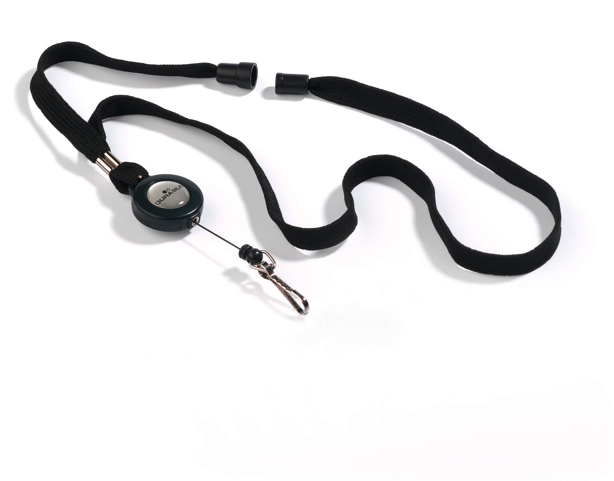 Durable Black Lanyard