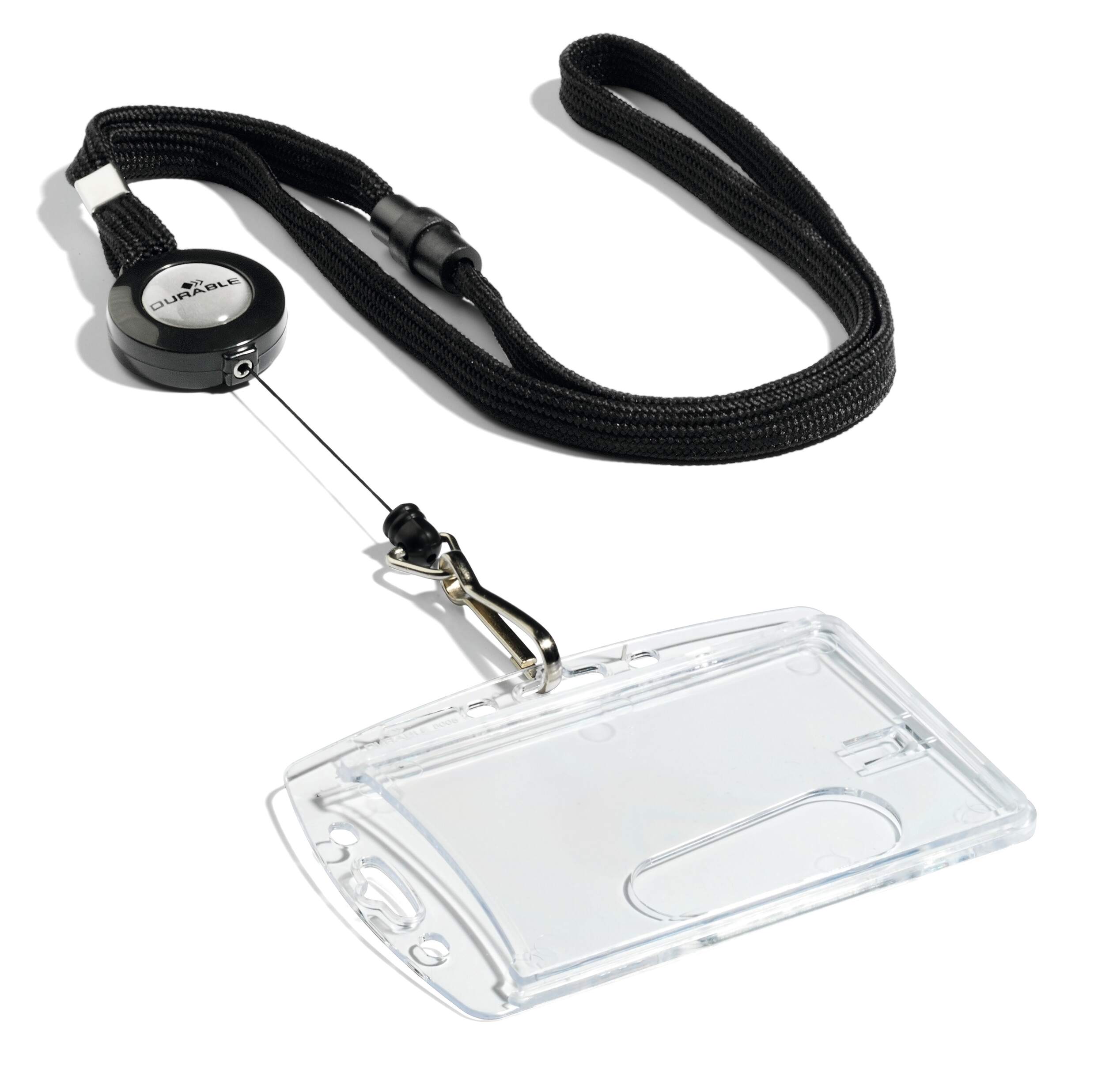 822301 Durable Black Lanyard