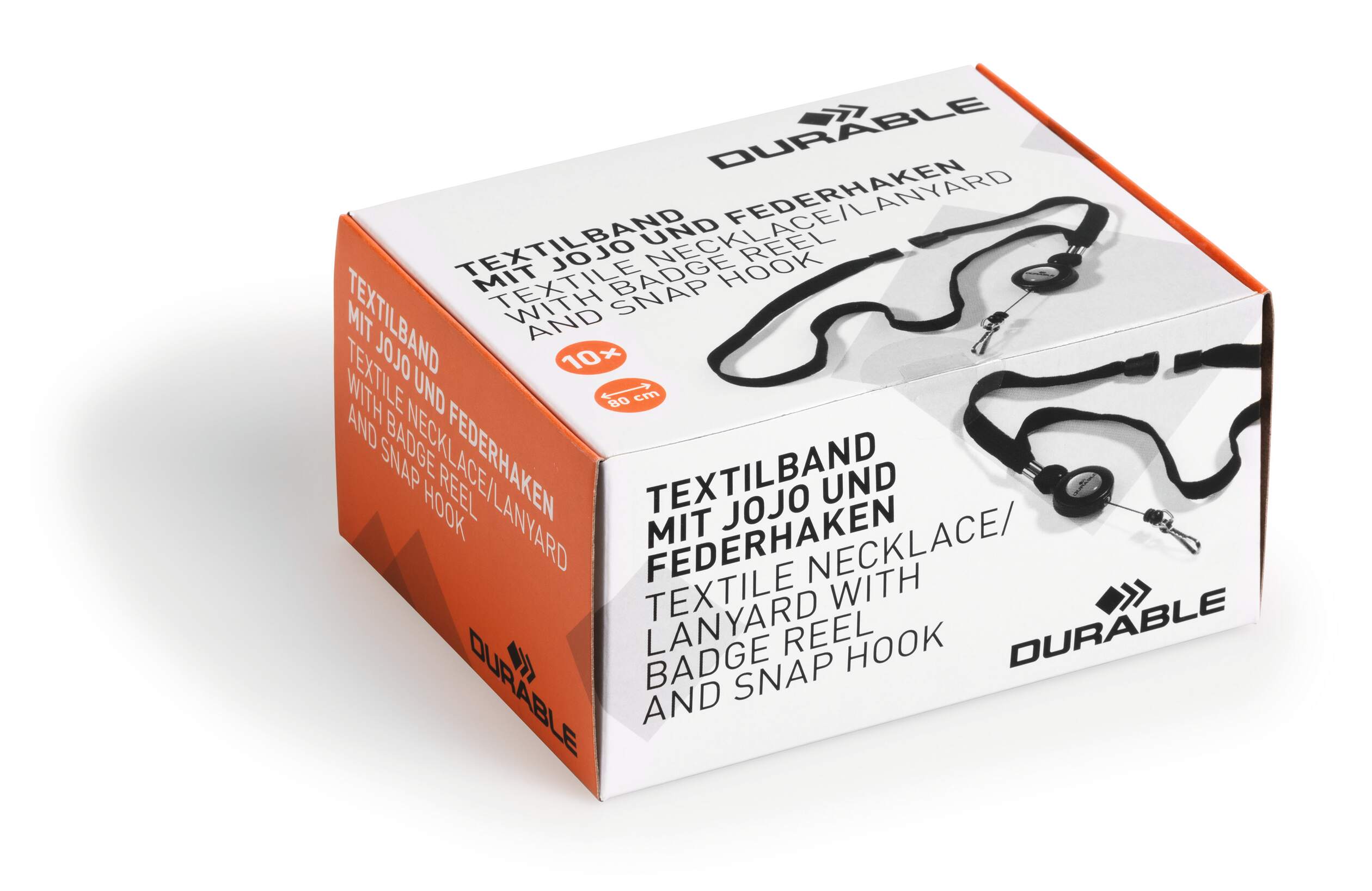 822301 Durable Black Lanyard
